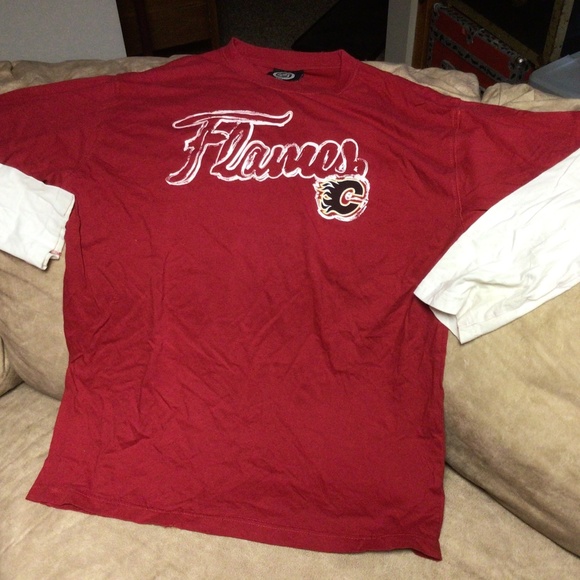 NHL CALGARY Flames tshirt - Picture 1 of 1